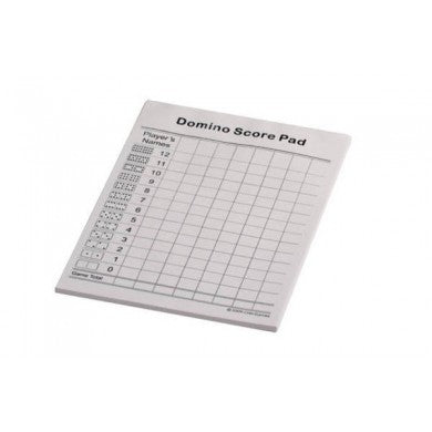 Domino Scoring Pad - 50 Sheets 5x7 D12
