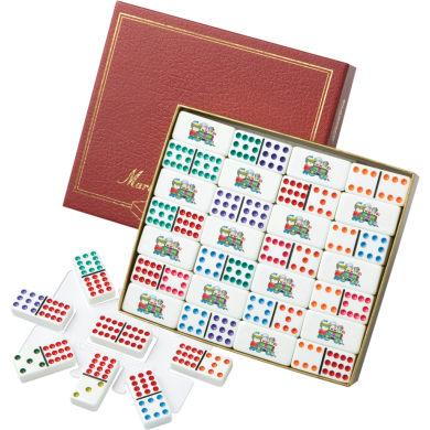 Professional Size Double 12 Mexican Train Dominoes