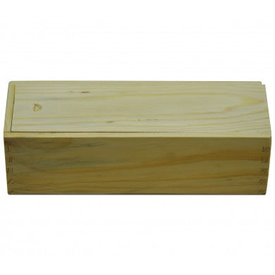 Dbl 6 Natural Finish Wooden Box (Dominoes not included)