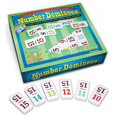 Professional Size Double 15 Number Dominoes