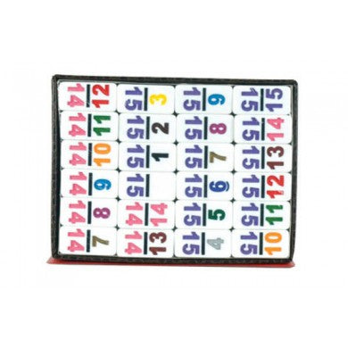 Double 15 Professional color Numbered Dominoes - Personalized Dominoes