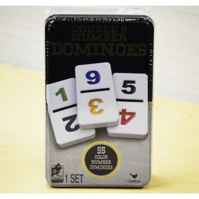 Double 9 Standard Colored Number Dominoes