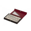 Double 6 Professional Size Engraved Dominoes in Vinyl Case