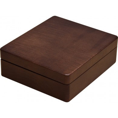 Walnut Case for Professional size Double 12 Dominoes