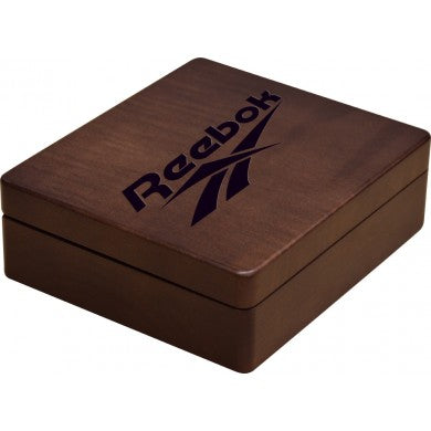 Walnut Engraved Case for Professional size Double 12 Dominoes